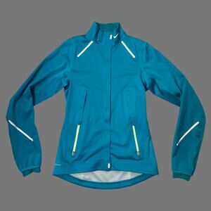 Nike Storm Fit Jacket Full Zip Training Women's Teal Size S GUC 381013-450